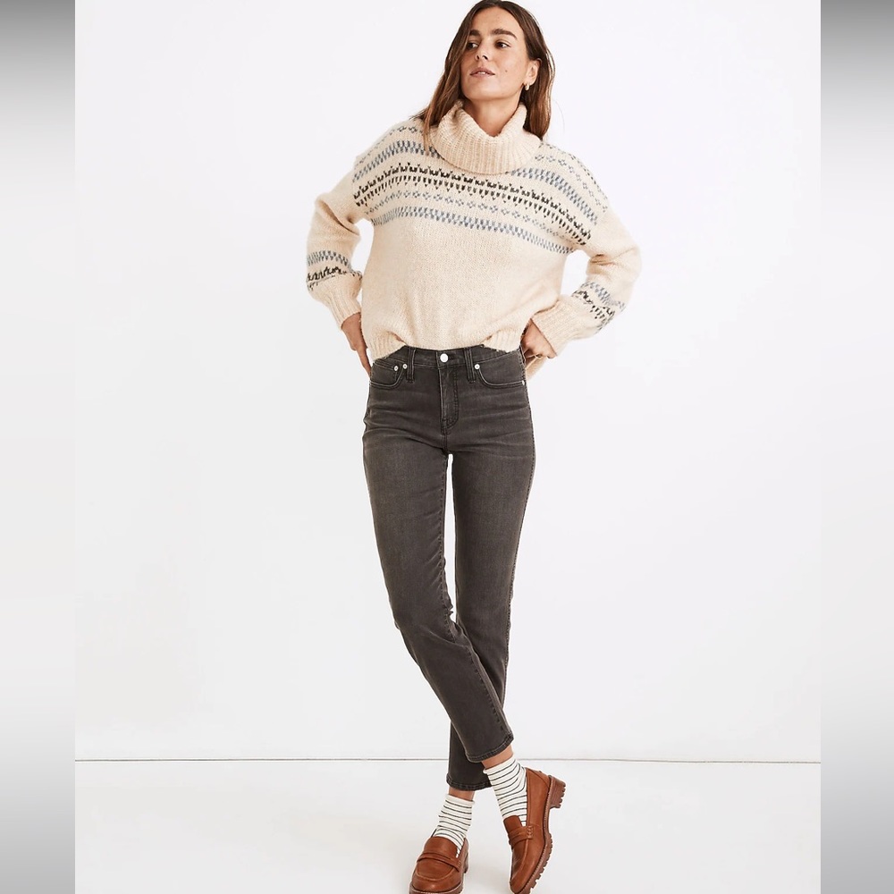 Madewell Mid-Rise Stovepipe Jeans, 29T
